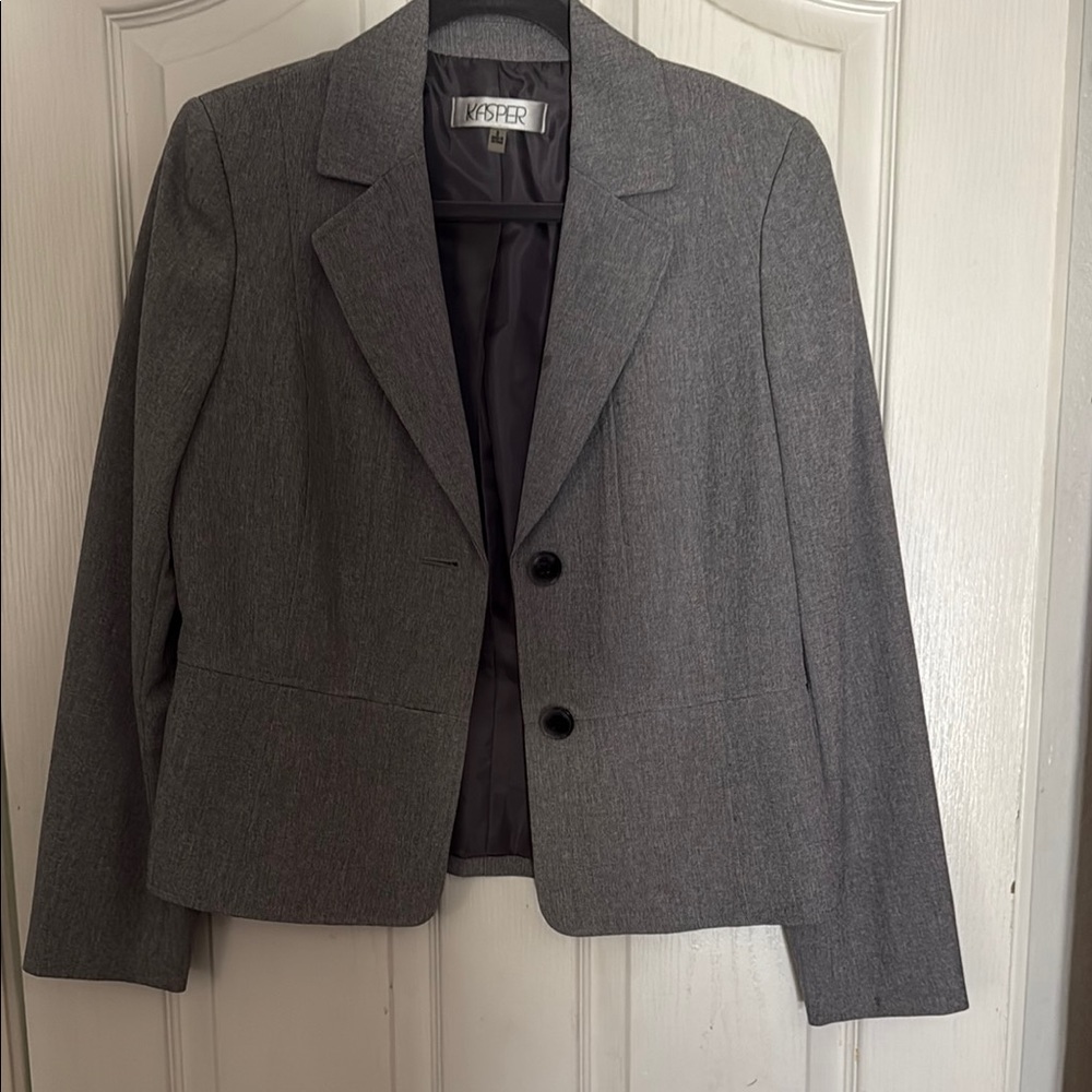 Kasper Charcoal Gray Women's Blazer